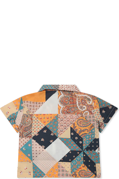Homeware Etro Multicolor Shirt For Baby Boy With Paisley Print
