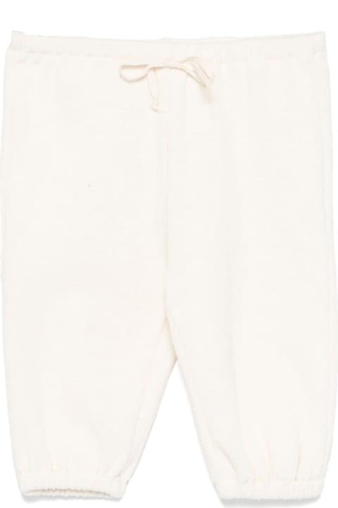 Babe & Tess لـ Kids Babe & Tess Ivory White Trousers Baby Girl