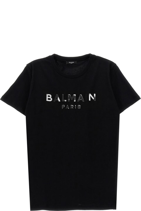T-Shirts & Polo Shirts for Girls Balmain Logo T-shirt