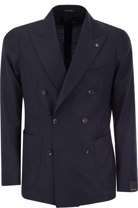 Suits for Men Tagliatore Double-breasted Cashmere Jacket