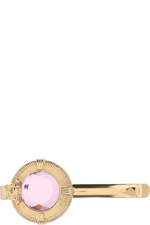 ウィメンズ Versaceのヘアアクセサリー Versace Gold Metal Hair Clip