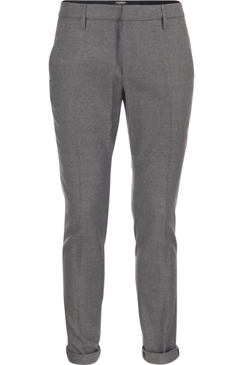 Fashion for Men Dondup Gaubert - Slim Fit Trousers In Gabardine
