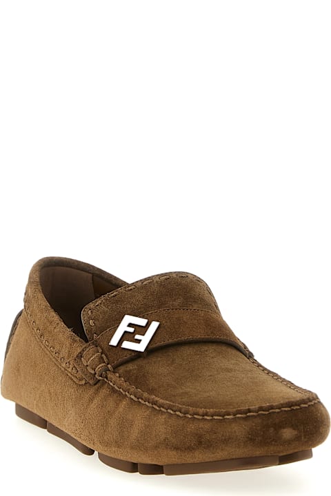 Shoes for Men Fendi 'driver Ff' Loafers