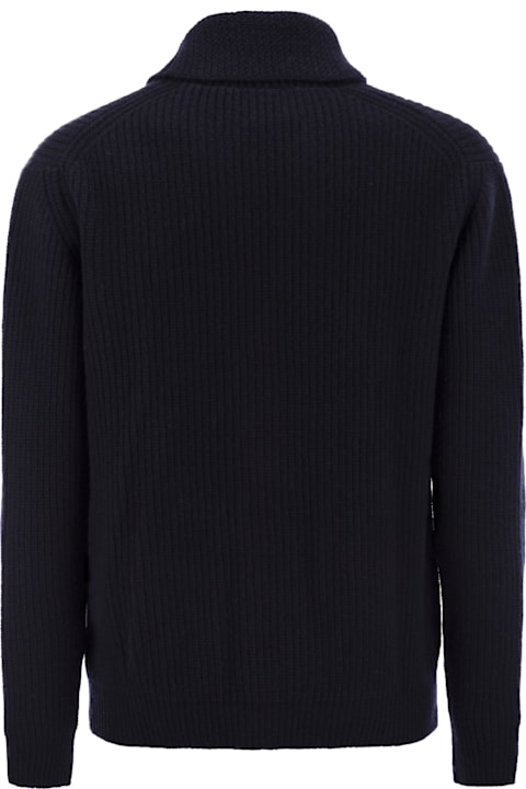 Rakkì Sweaters for Men Rakkì Renegade Cardigan - Midnight Blue