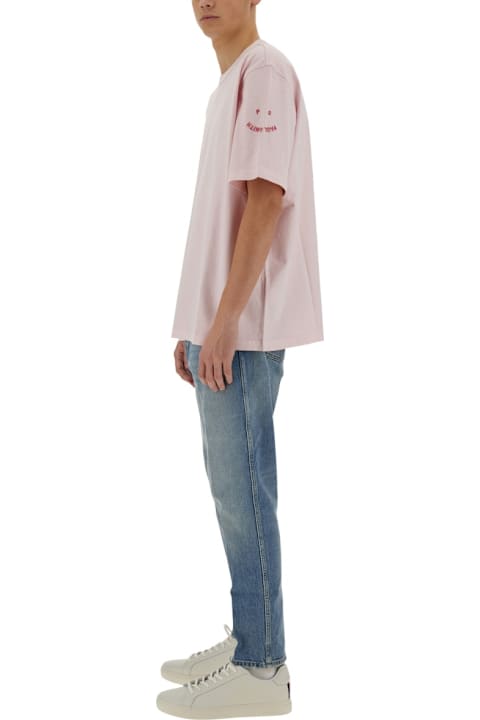 Homeware PS by Paul Smith T-shirt With Embroidery Ps Happy