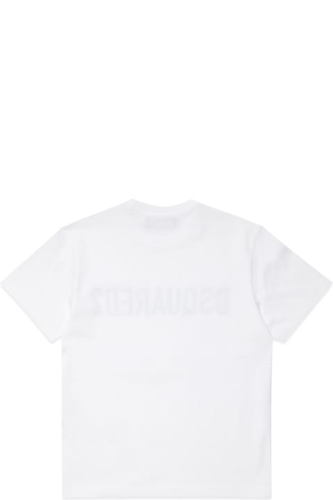 Fashion for Men Dsquared2 D2t971u Relax-eco T-shirt Dsquared Organic Cotton Jersey Crewneck T-shirt With Logo