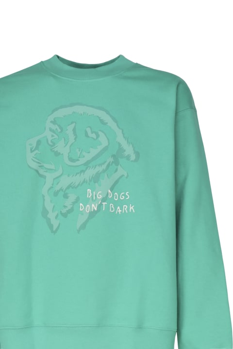 メンズ Fayのフリース＆ラウンジウェア Fay 3d Dog Print Sweatshirt In Cotton