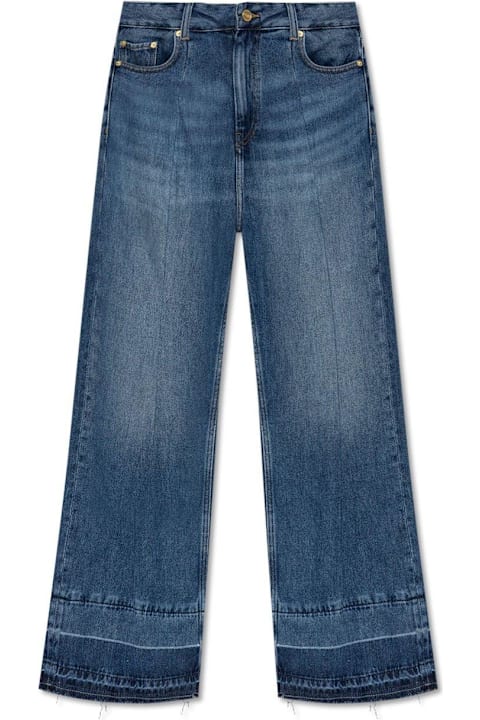 Ganni for Women Ganni Light Denim Pleated Jeans