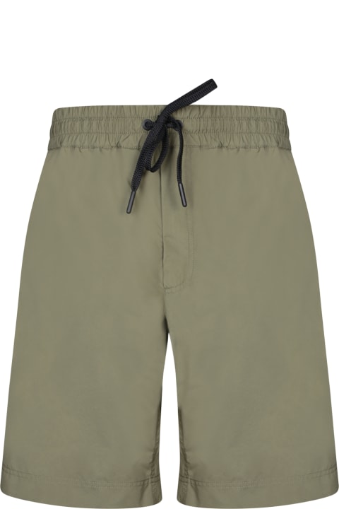 Moncler Grenoble Pants for Men Moncler Grenoble Nylon Green Shorts
