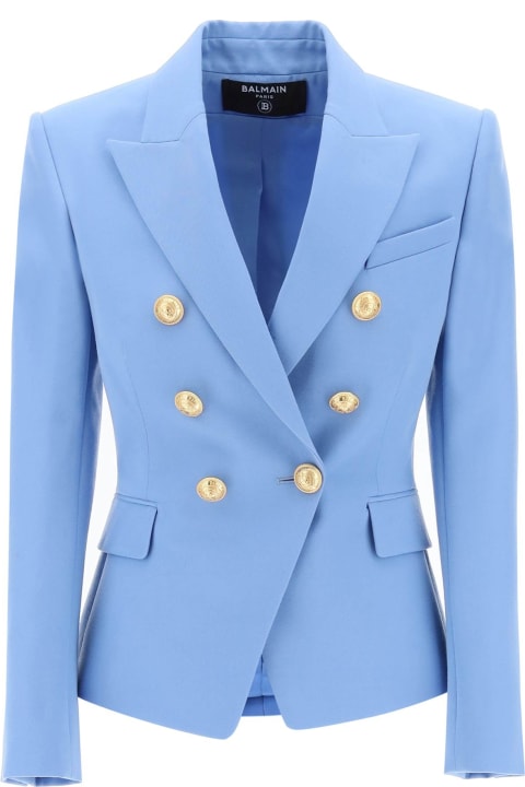 Coats & Jackets for Women Balmain Double-breasted Jacket