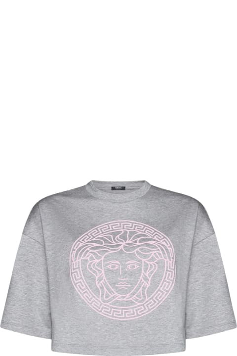 Topwear for Women Versace T-shirt With Logo