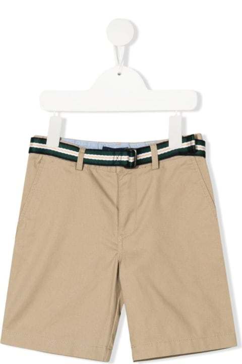 Polo Ralph Lauren for Kids Polo Ralph Lauren Shorts In Beige Stretch Chino With Belt
