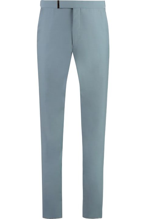 Tom Ford Men Tom Ford Wool And Silk Pants