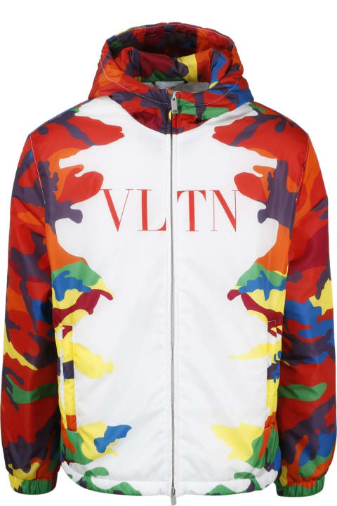 Coats & Jackets for Men Valentino Logo Printed Jacket
