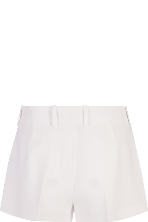 Pants & Shorts for Women Ermanno Scervino White Tailored Shorts
