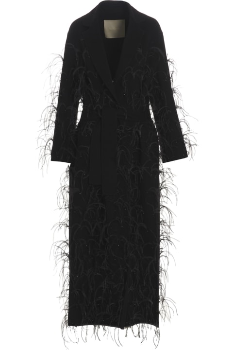 Elie Saab Coats & Jackets for Women Elie Saab 'embellished' Long Coat