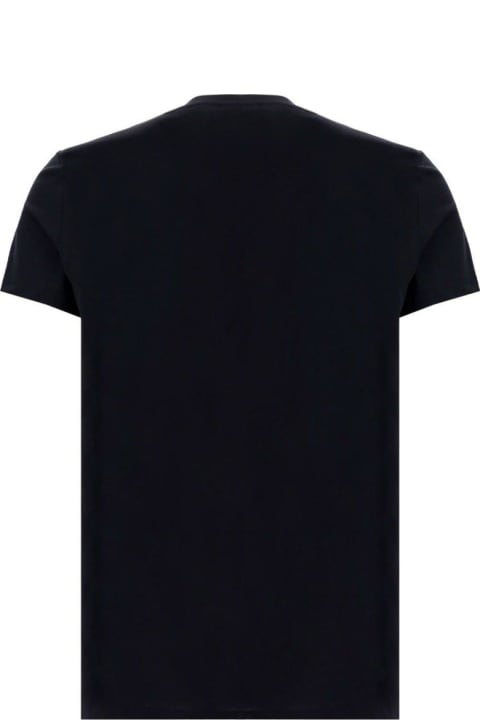 Balmain Topwear for Men Balmain Logo Embroidered Crewneck T-shirt