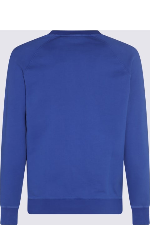 Fleeces & Tracksuits for Women Maison Kitsuné Deep Blue Cotton Sweatshirt