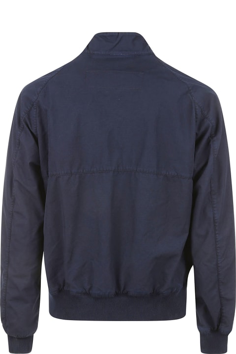 Coats & Jackets for Men Fay Navy Blue Cotton Jacket
