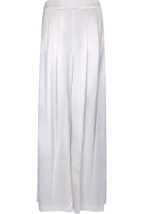 Fabiana Filippi for Women Fabiana Filippi Wool Satin White Trousers