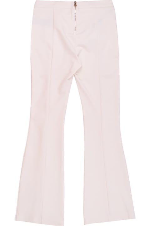 Flared Trousers With Buttons