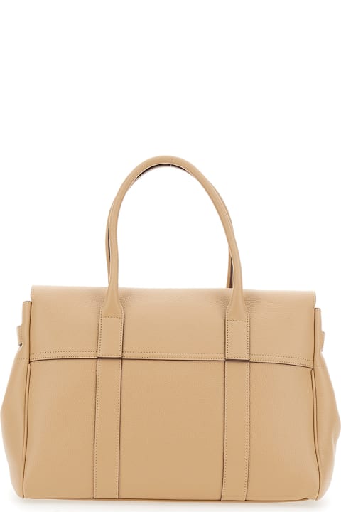 Mulberry for Men Mulberry Beige Leather 'bayswater' Handbag
