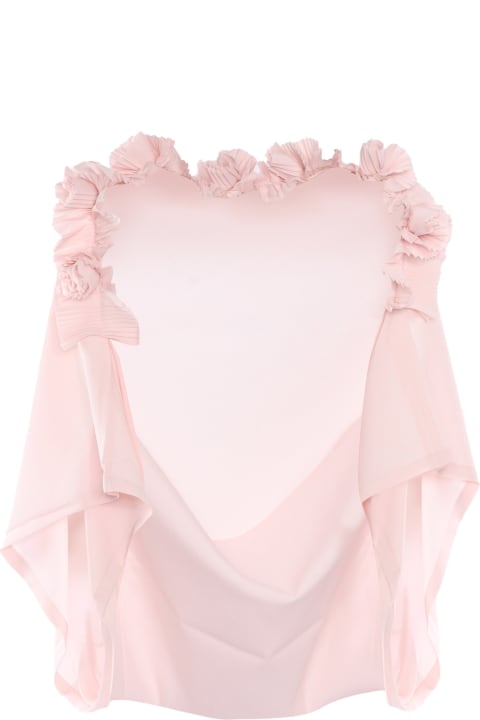 Parosh Coats & Jackets for Women Parosh Baby Pink Shrug