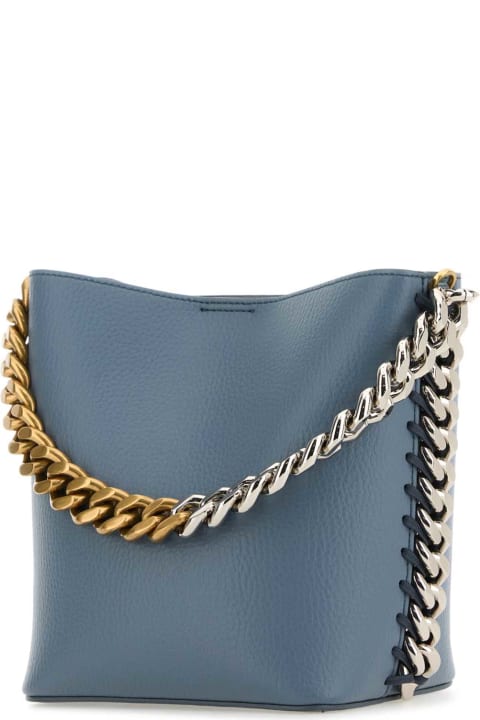 Fashion for Women Stella McCartney Air Force Blue Alter Mat Frayme Bucket Bag