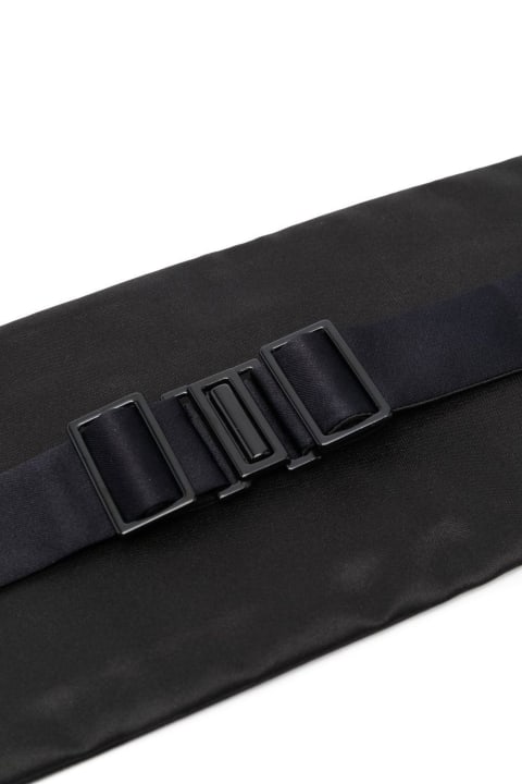 Tagliatore Belts for Men Tagliatore Black Cummerbund