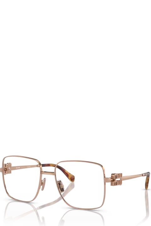 Miu Miu Eyewear Eyewear for Women Miu Miu Eyewear Mu 51xv Rose Gold Glasses