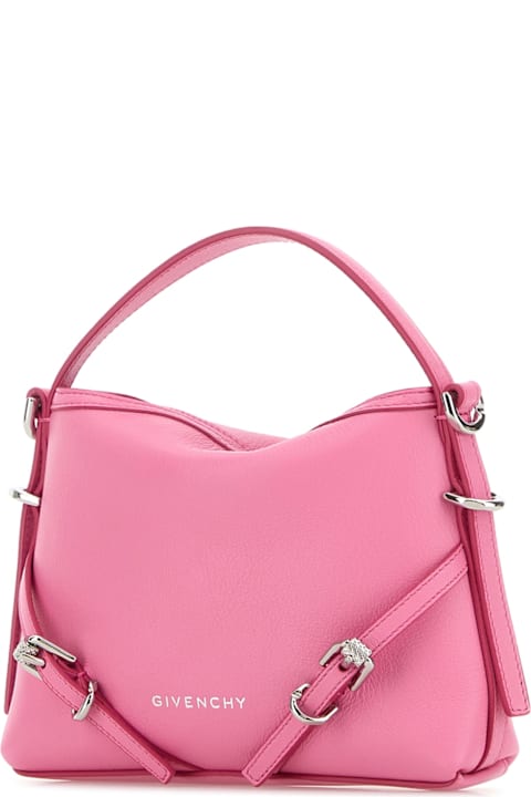 Givenchy حقائب الكتف لـ السيدات Givenchy Pink Leather Nano Voyou Handbag