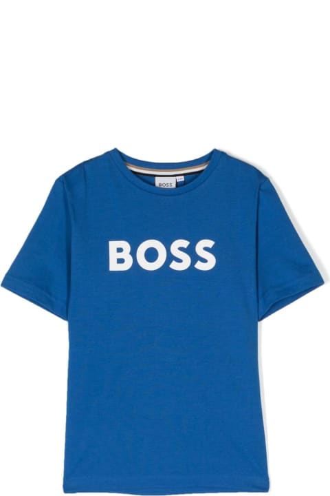 Hugo Boss for Kids Hugo Boss T-shirt Con Logo