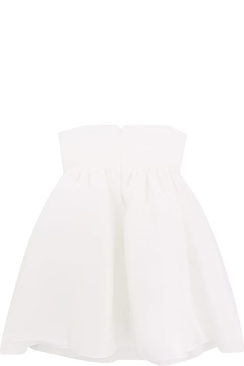 Homeware self-portrait Taffeta Bandeau Mini Dress