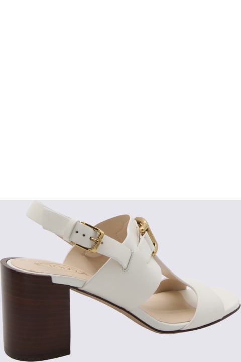 Tod's for Women Tod's White Leather Sandals