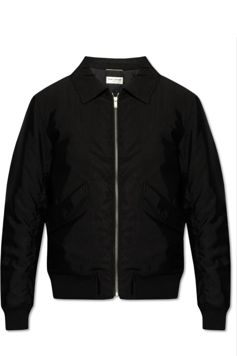 Saint Laurent Clothing for Men Saint Laurent Zip-up Bomber Jacket