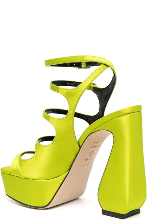 Homeware SI Rossi Crepe Satin Heel Sandals