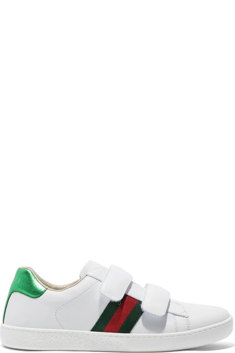 Shoes for Boys Gucci Gucci Kids Sneakers White