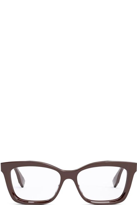Eyewear for Men Fendi Eyewear Rectangle Frame Glasses