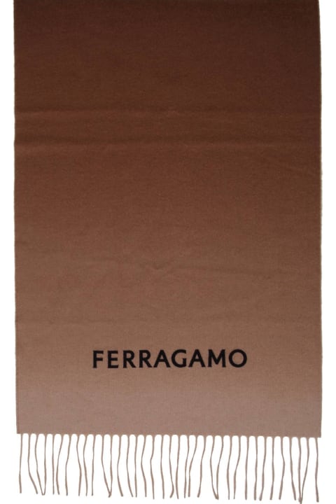 Scarves & Wraps for Women Ferragamo Scarf In Cashmere Nuance Shaded Effect