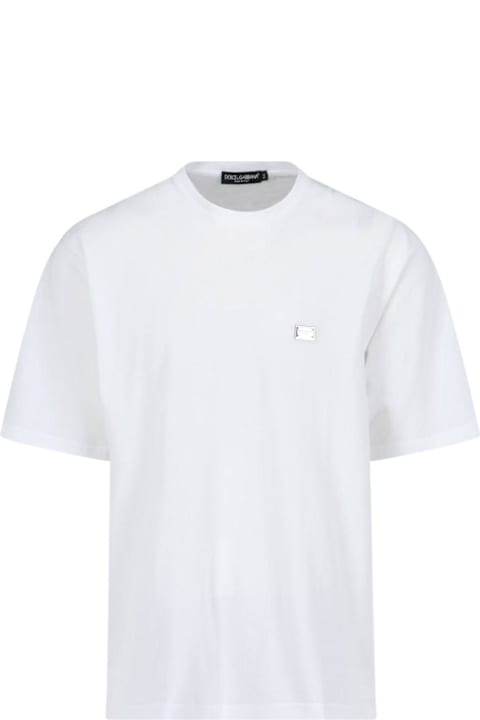 メンズ トップス Dolce & Gabbana Plaque T-shirt