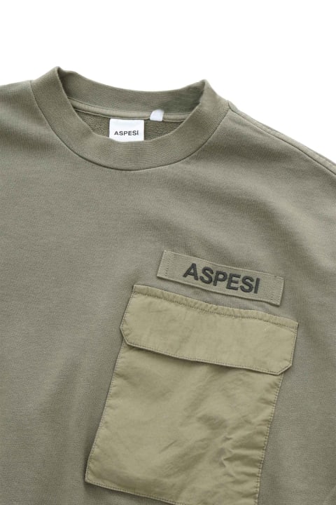 Aspesi Sweaters & Sweatshirts for Boys Aspesi Green Sweatshirt