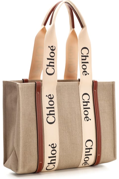 Bags for Women Chloé Medium 'woody' Tote Bag