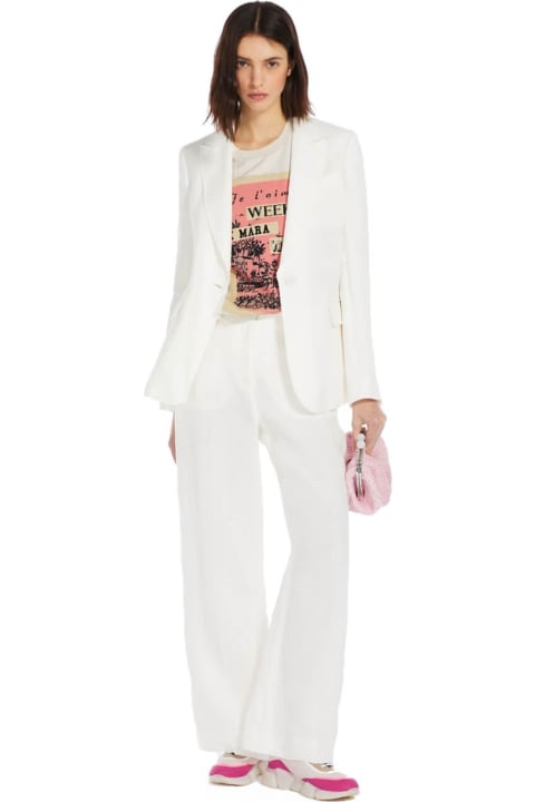 Homeware Weekend Max Mara Max Mara Weekend Murano Ivory T-shirt