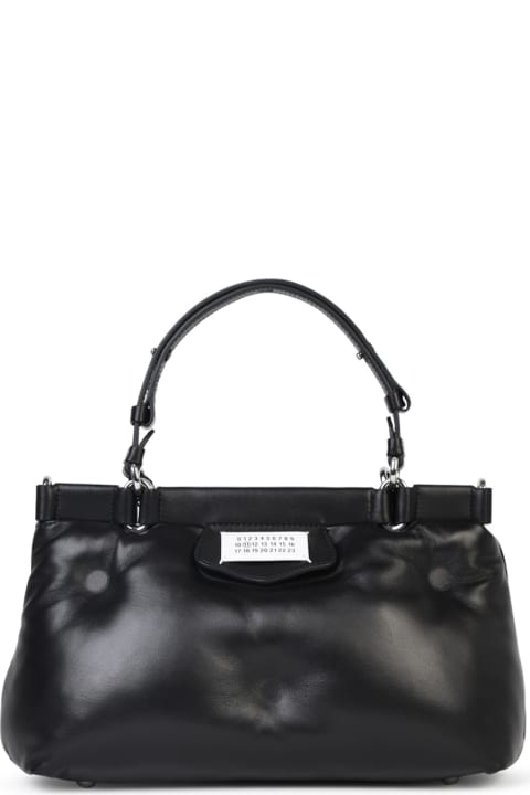 Maison Margiela Bags for Women Maison Margiela 'glam Slam' Black Leather Bag