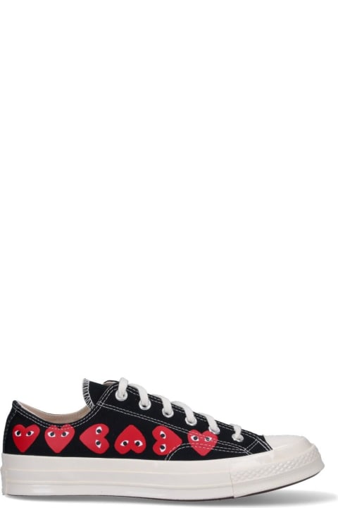 Homeware Comme des Garçons Low Converse Multi Heart Chuck 70 Sneakers