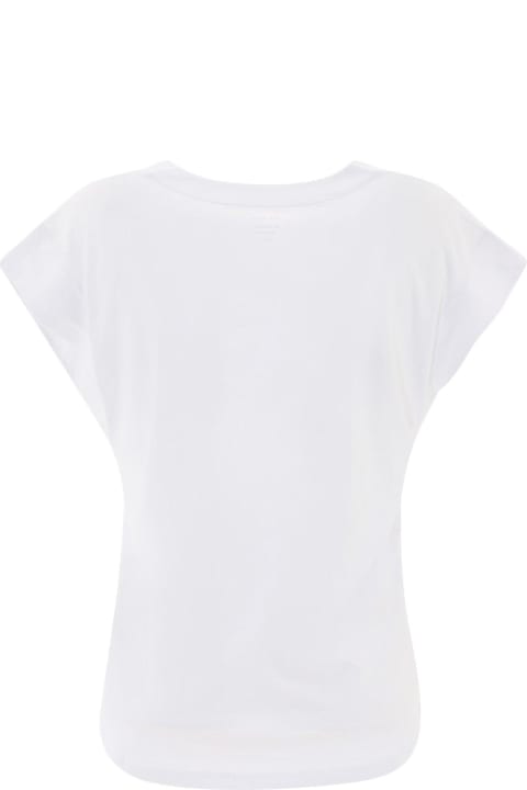 Frame Topwear for Women Frame Le Mid Rise V-neck T-shirt