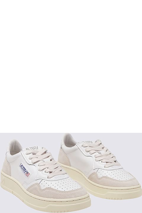 Autry White Leather Medalist Sneakers