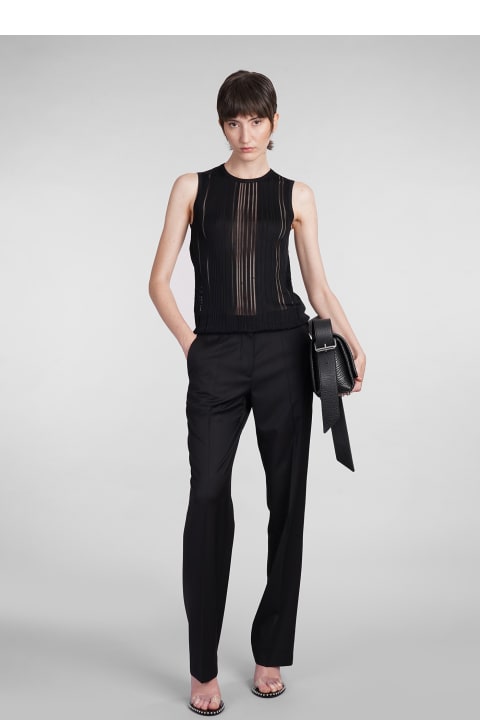 Helmut Lang Clothing for Women Helmut Lang Pants In Black Wool