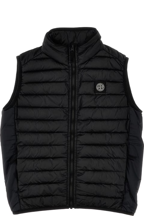 Stone Island Junior لـ Kids Stone Island Junior Quilted Vest