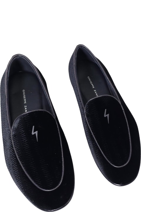 Shoes for Men Giuseppe Zanotti Velvet Moccasins